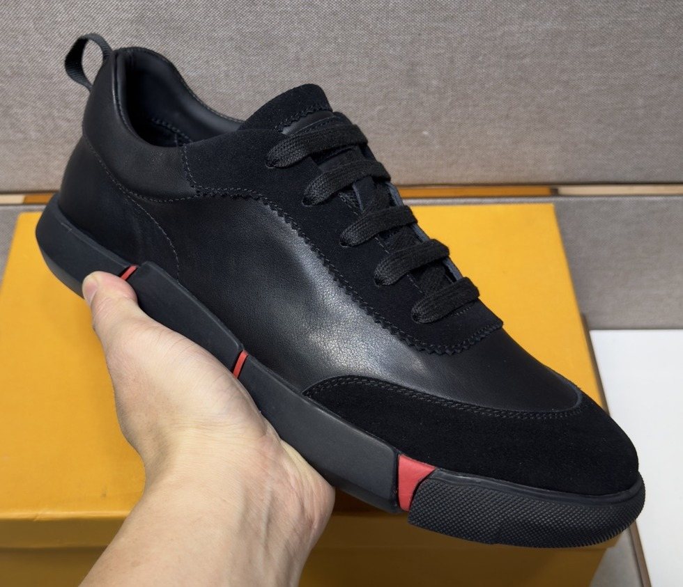 Louis Vuitton Men's Paneled Low-Top Sneakers — hero