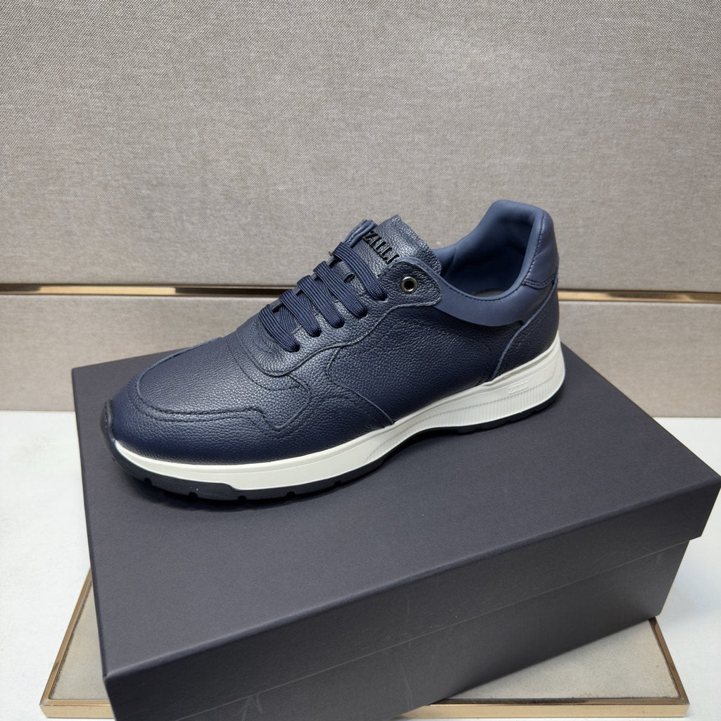 ZILLI Panel-Detail Lace-Up Sneakers — front