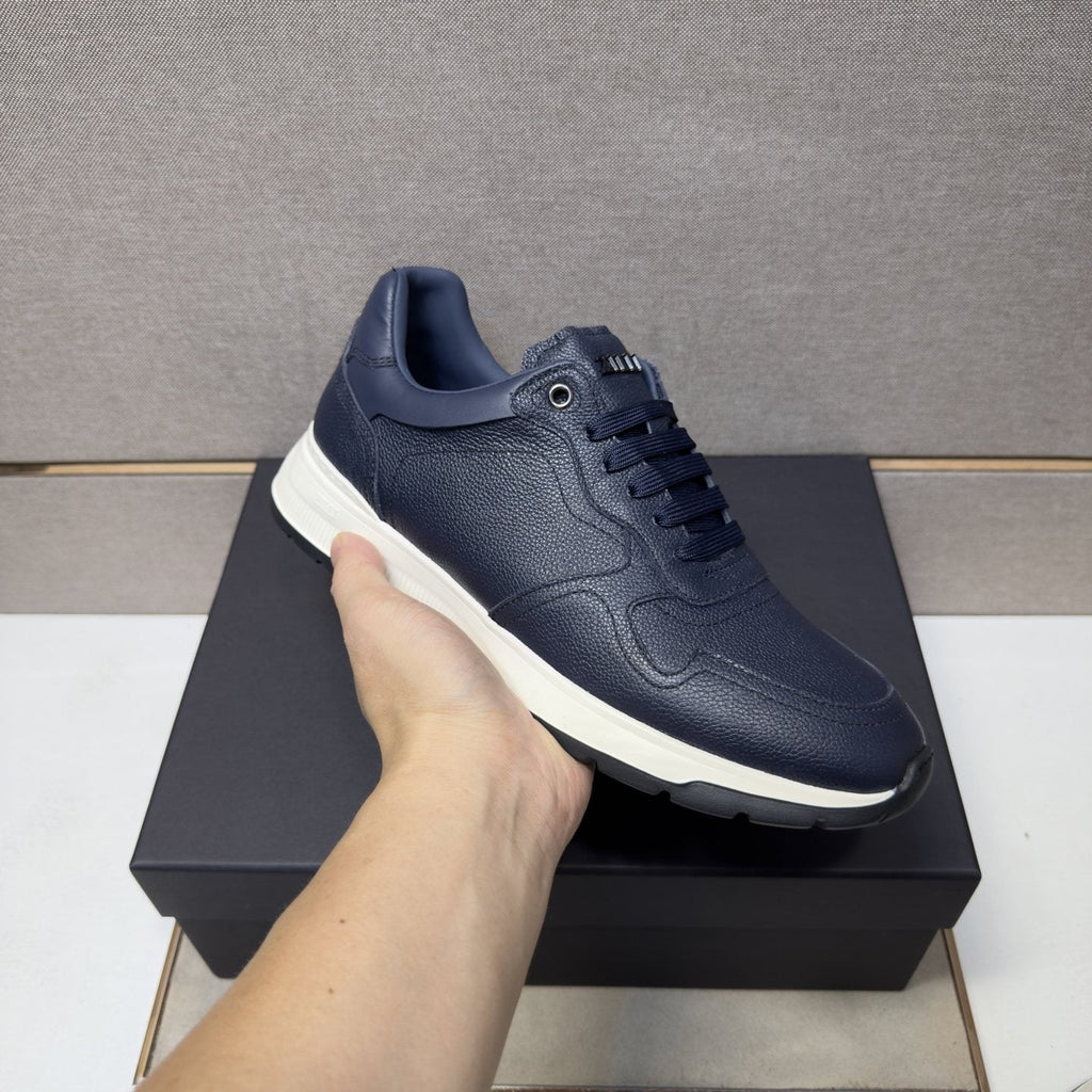 ZILLI Panel-Detail Lace-Up Sneakers — model