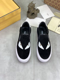 Fendi Eye-Accent Slip-On Sneakers — front