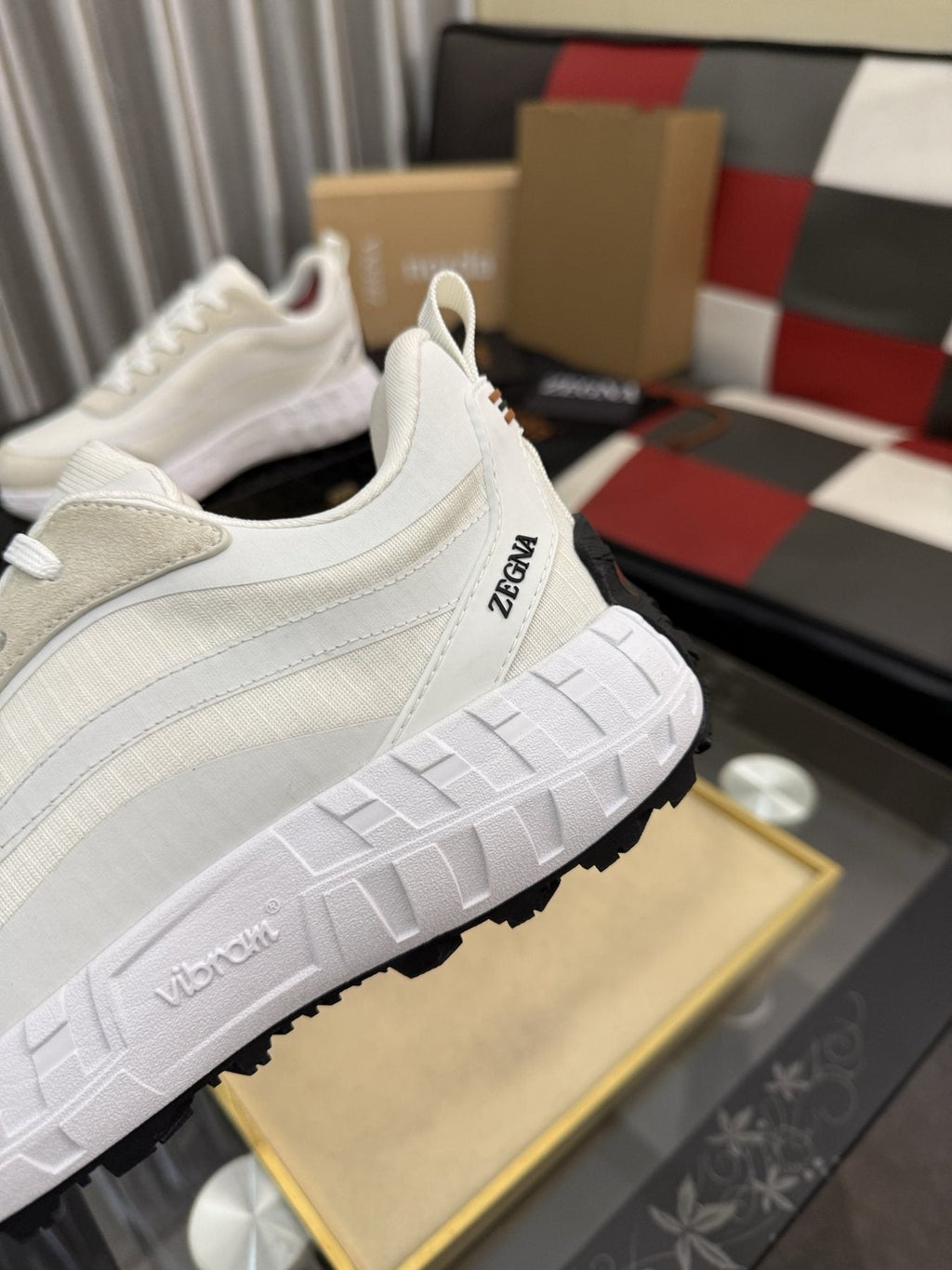 ZEGNA 001 Low-Top Running Shoes — detail
