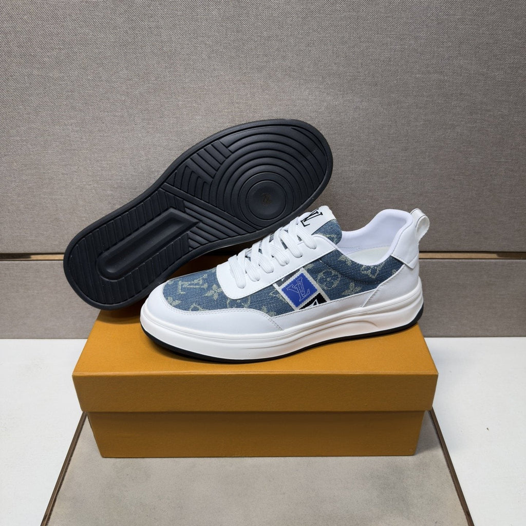 Louis Vuitton Patterned Low-Top Sneakers — side