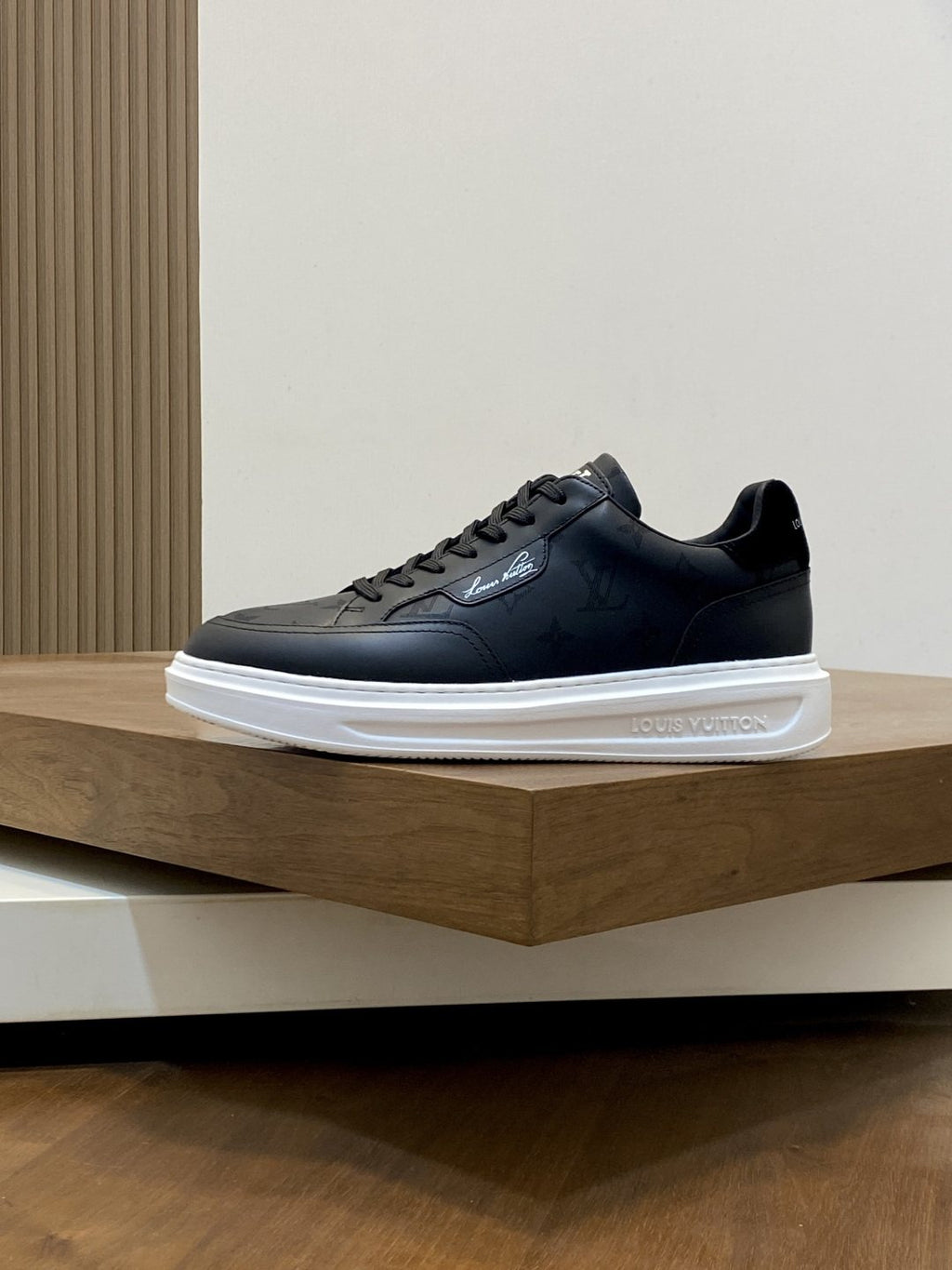 Louis Vuitton Patterned Low-Top Sneakers — side