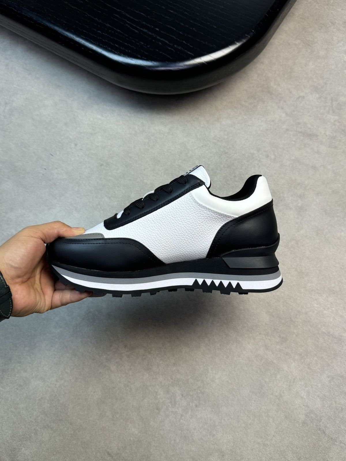 Givenchy Paneled Low-Top Sneakers — model
