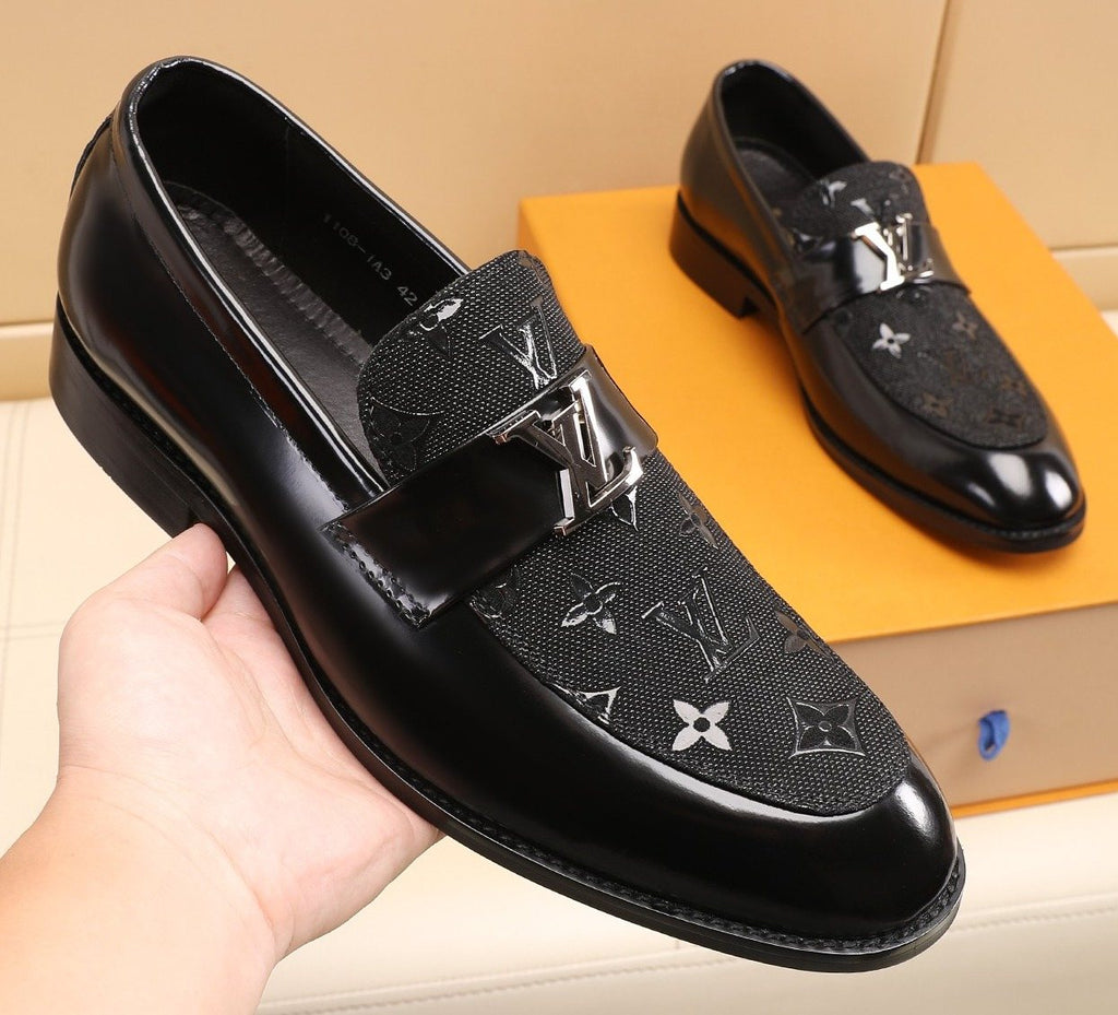 Louis Vuitton Patterned Vamp Loafers — hero