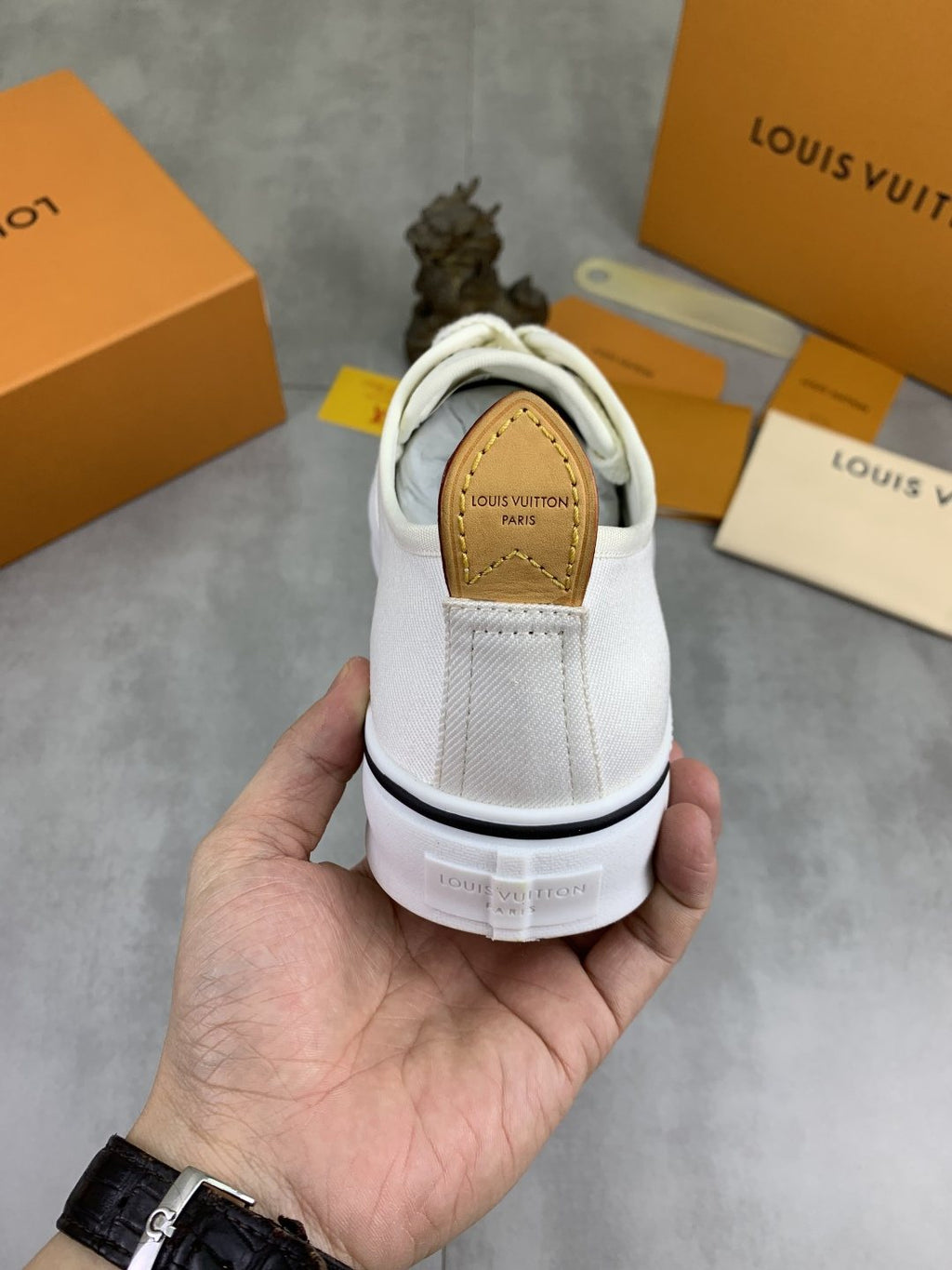 Louis Vuitton Run 2.0 Low-Top Sneakers — back