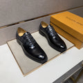 Louis Vuitton Checkered-Panel Lace-Up Dress Shoes — hero