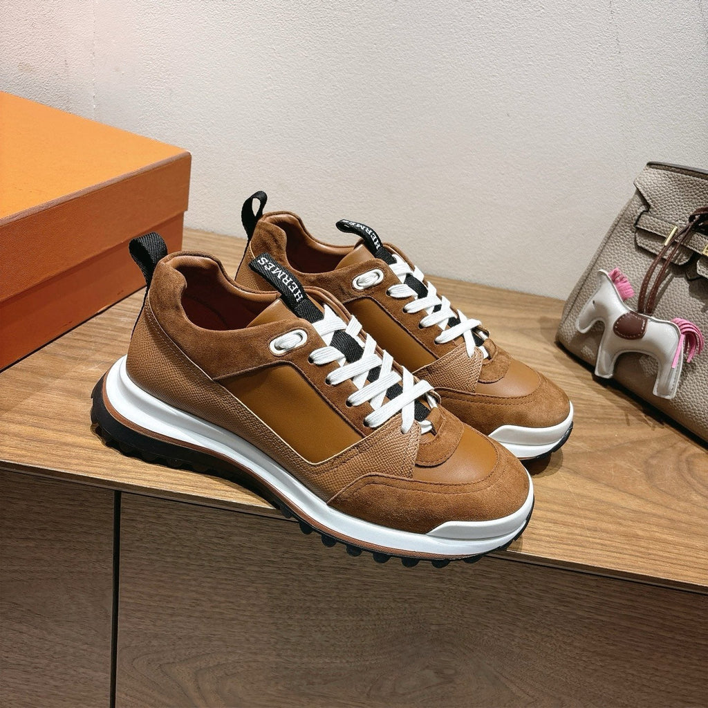 Hermès Paneled Low-Top Sneakers — hero