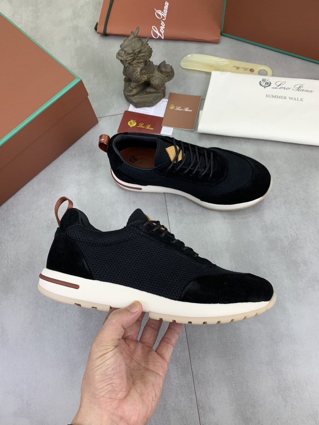 Loro Piana Week End Walk Men's Sneakers — model