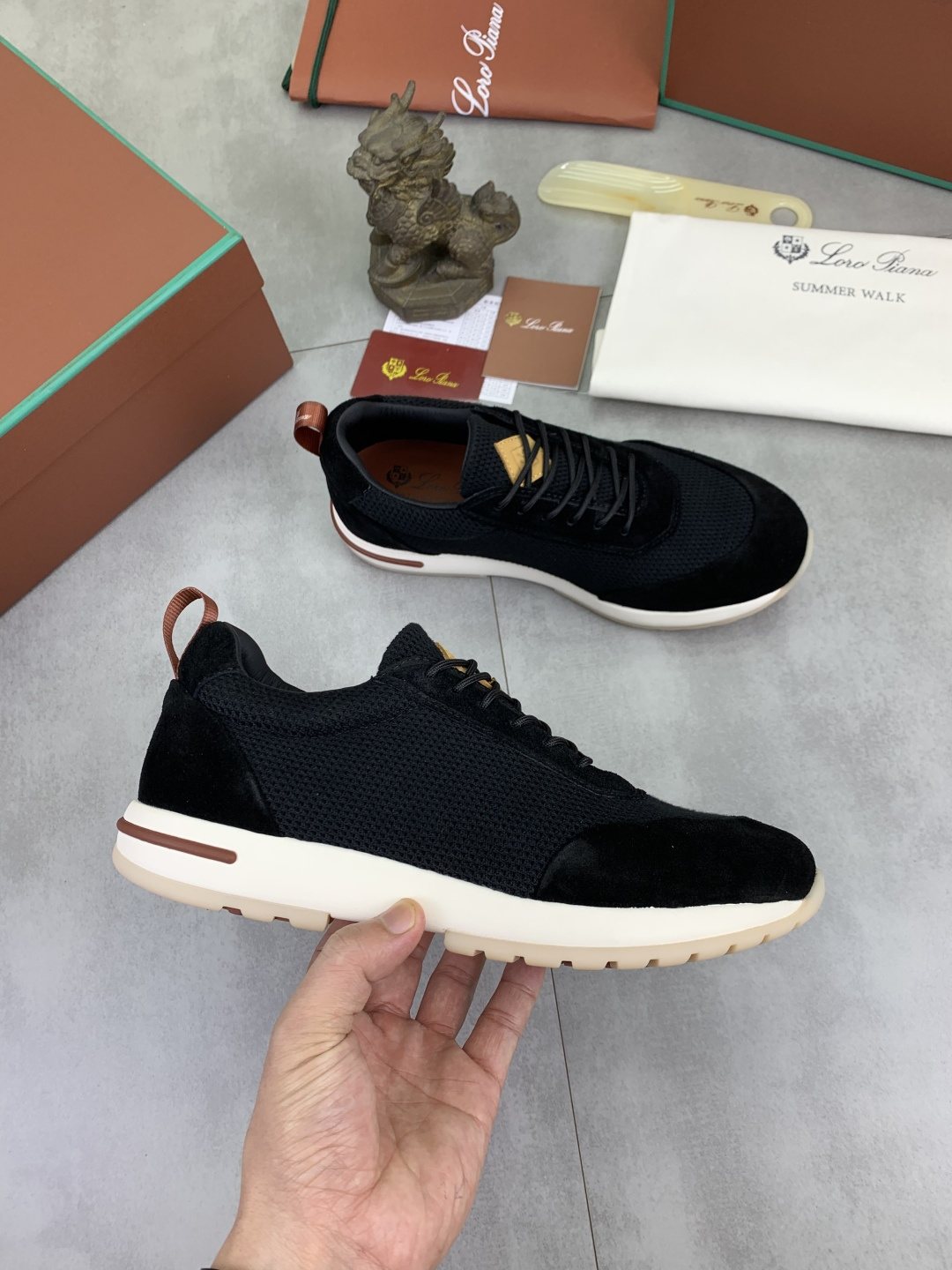 Loro Piana Week End Walk Men's Sneakers — model