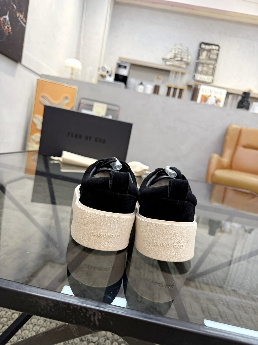 Fear of God Thick-Sole Low-Top Sneakers — back