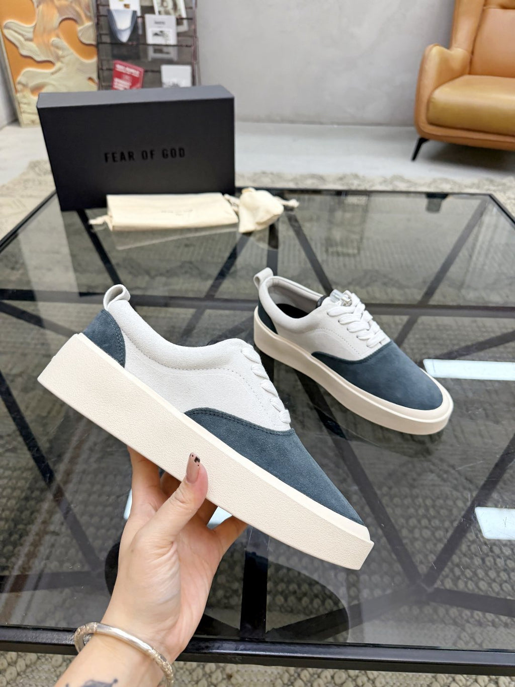 Fear of God Thick-Sole Low-Top Sneakers — model