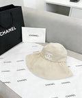 CHANEL Quilted Sun Visor Hat