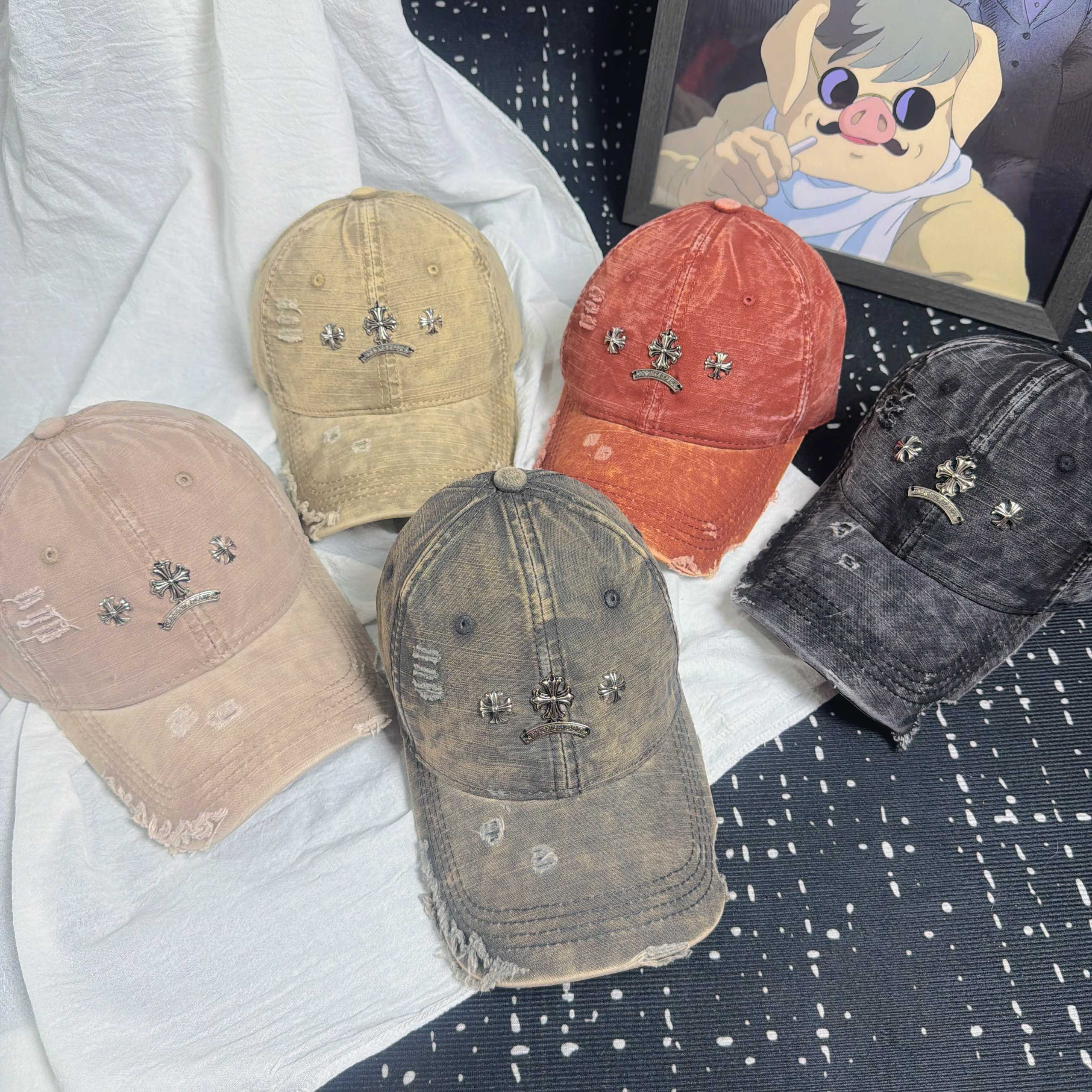 Chrome Hearts Vintage Distressed Baseball Cap
